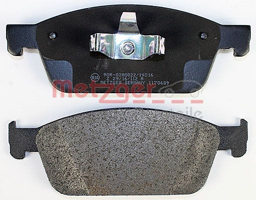 METZGER Bremsbelagsatz, Scheibenbremse